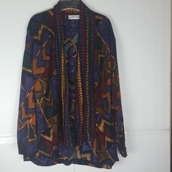 VTG Jessica Han Logan Kimono Multicolored - Picture 1 of 4